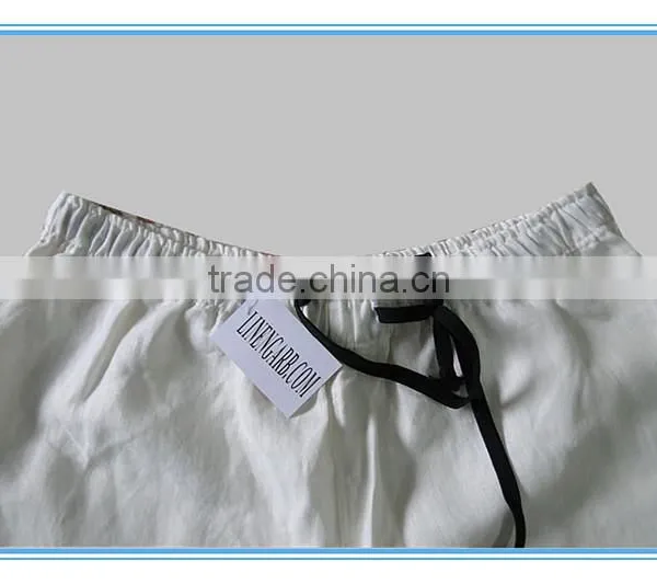 Pure Linen Straight Leg Pants For Men photo-2