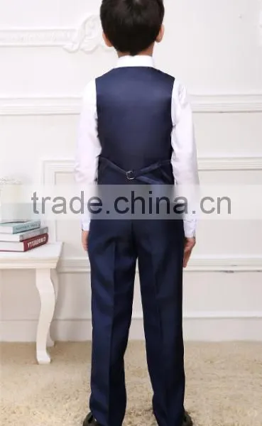 Latest Design High Quality Formal Boy Suit Vest photo-6