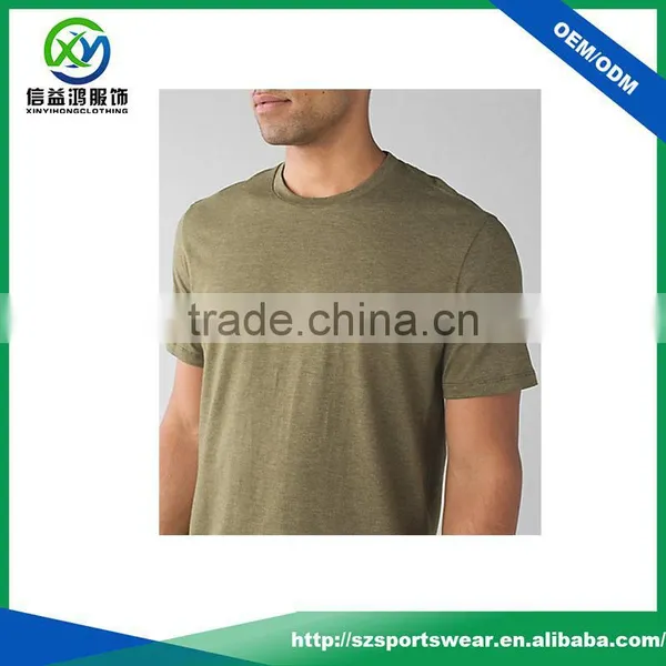 2017 Popular Color Design Nature Skin-friendly 95 Cotton /5 Elastane T-shirt / t Shirt Men photo-4