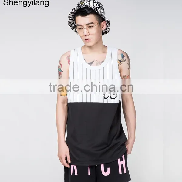 Custom Most Fashionable Printing Tank Top With Your Own Logo, Wholesale Tank Top Guangzhou Manufacturer photo-5