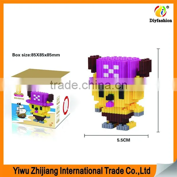 2017 Hot Sale Cartoon Figure Mode 3D Mini Diamond Intelligence Development Building Blocks for Childrens As Gift Toys photo-3
