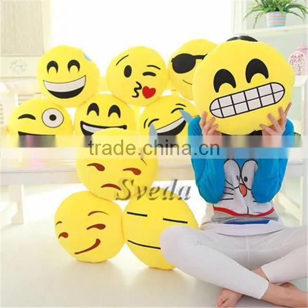 Funny Soft Plush Emoji Pillow Wholesale Stuffed Toys Cute Emoticon Pillows photo-2
