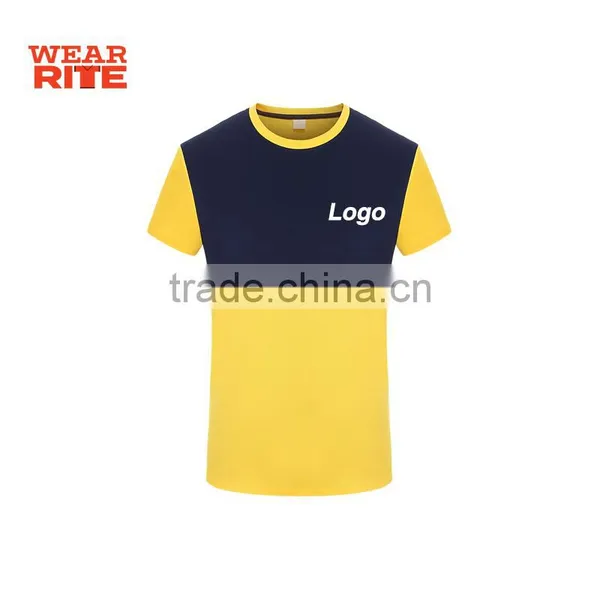 Contrast Color Moisture Wicking Neck Taped Dry Fit T-shirt photo-2