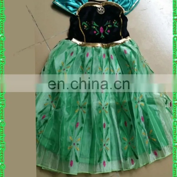 2016 Frozen Elsa Girl Party Dress , Frozen Elsa ANNA Dress 1904 photo-3