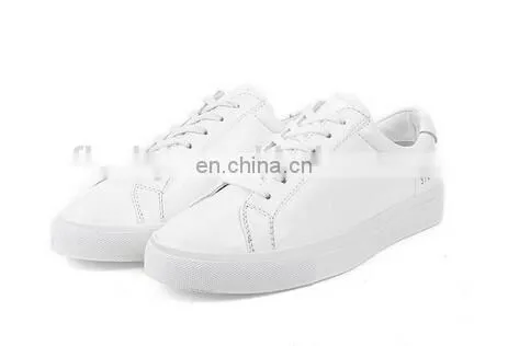Wholesale Women White Sneakers Lace up Casual Shoes Lady Leisure photo-2