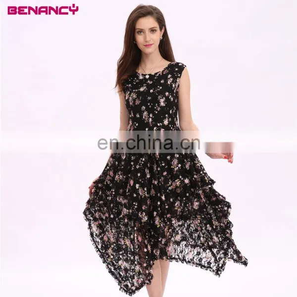 Fashion Hot Sale Red Elegant Tunic Women Lace Dress With Halter photo-4