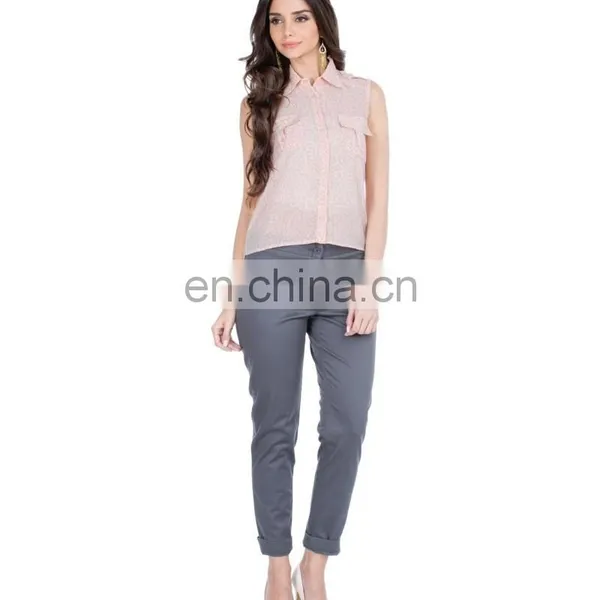 Pink Animal Print High-low Top photo-3