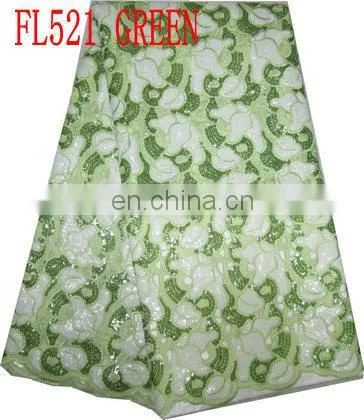 African Fashion French Lace/organza Lace/sequin Lace (FL521) photo-4