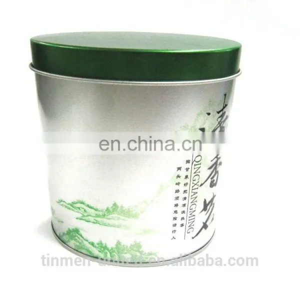 Tea Tin Box Packaging,round Tin Packaging Box for Tea photo-3