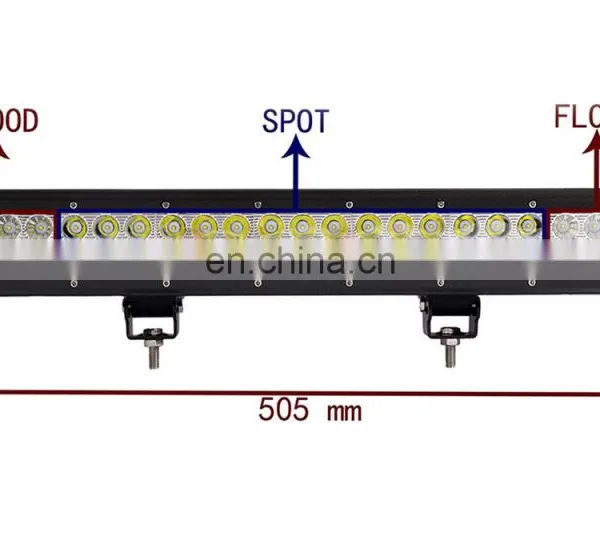 Tractor Boat OffRoad 4WD 4x4 Truck SUV ATV 20" Inch 126W LED Work Light Bar photo-2