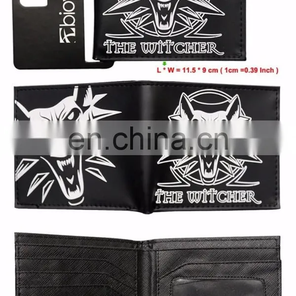 Wolf Head Embossing Game Wallet The Witcher Wallet photo-3
