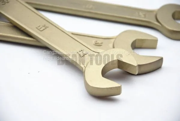 Aluminum Bronze Double Open End Wrench Sparkless Copper Alloy Forged Type High Quality photo-5