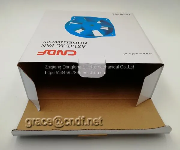 CNDF 200FZY2-D Blue Cooler Industry Exhaust Cooling Fan 200x210x71mm 2 Years Warranty and CE Certificate photo-5