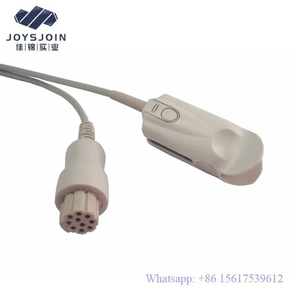 Datex AS/3 Adult Tip/Clip Spo2 Sensor Round 10pin photo-2