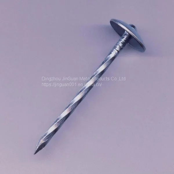 Twisted Umbrella Head Galvanized Roofing Nails