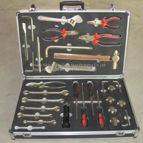 26pcs Hand Tools Set Non Sparking Safety Tools for Oil Gas photo-3