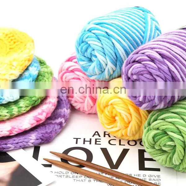 Hot Sale Colorful Crochet Cotton Yarn Acrylic for Knitting Clothes photo-3