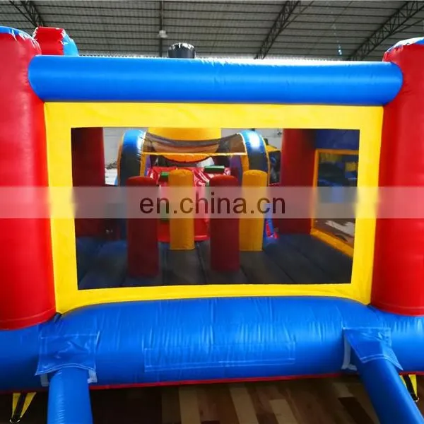 Outdoor Train Electric Pump for Bouncy Castle With Slide ,Inflatable Bouncer Jumping Castle photo-6