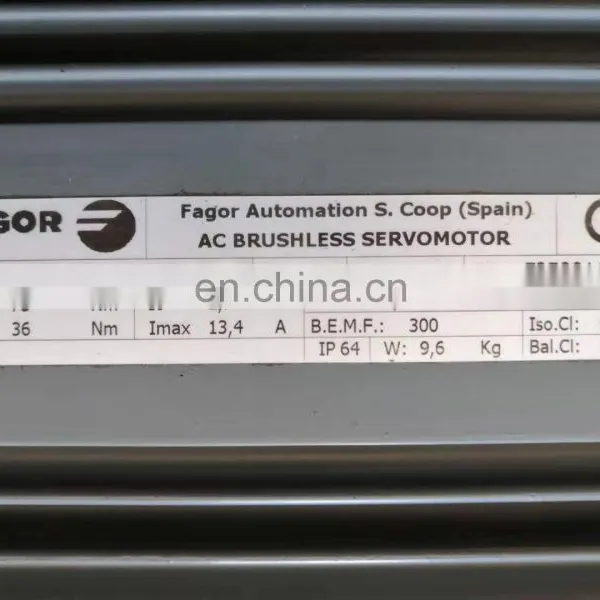 Brushless AC Fagor Servo Motor Drive FXM33.20A-E1.000 For Electrical Saving Machine photo-2