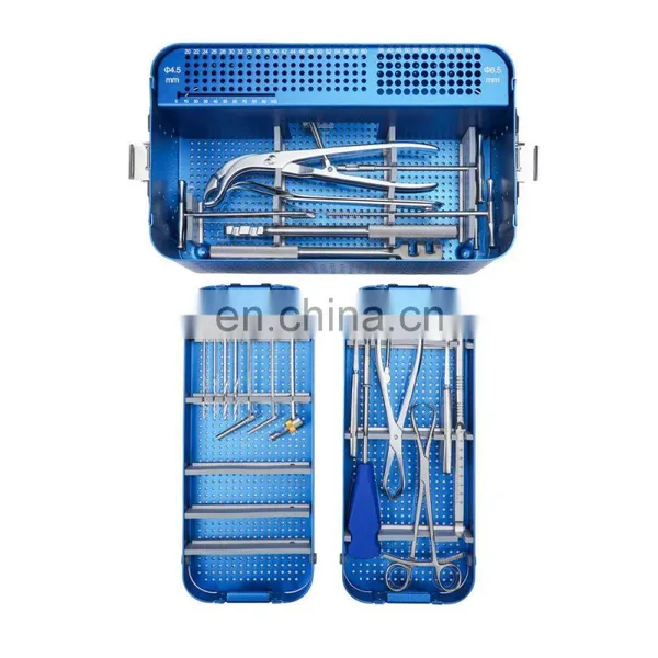 Factory Price Bone Surgical Instrument Sets Large Fragment Instrument Set Basic Orthopedic Instrument Set for Trauma Plate photo-5