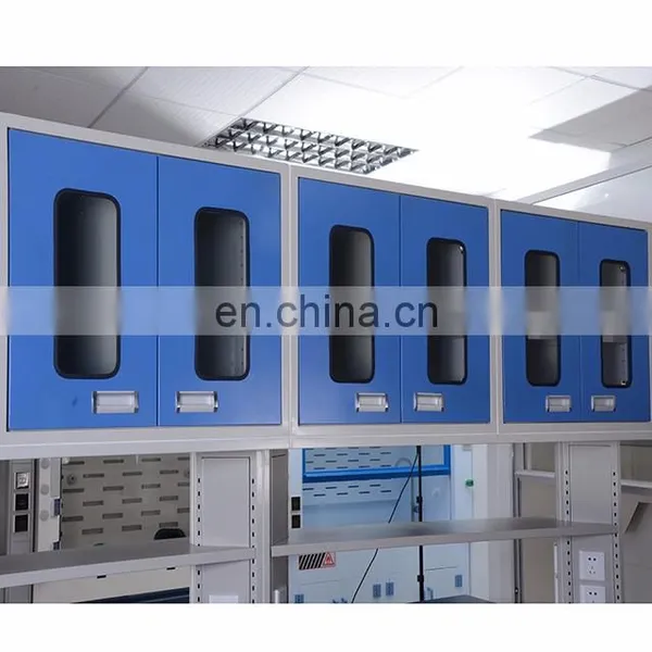 Laboratory All Steel Glass Display/science Wall-mounted Upper Cabinet photo-6