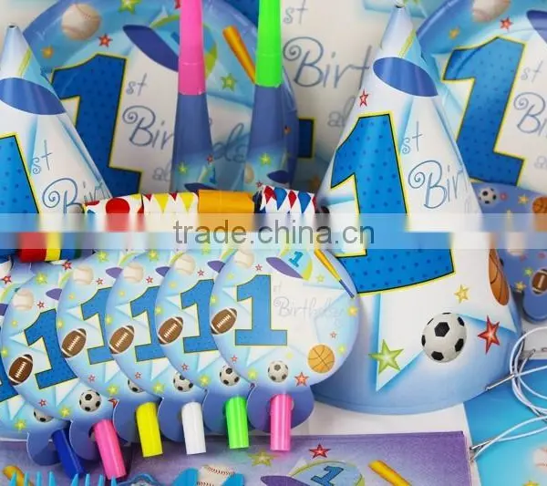 2016 New 78pcs Sports Boy Kids Boys Birthday Party Decorations Kids Event Party Supplies Party Decoration PS001 photo-3