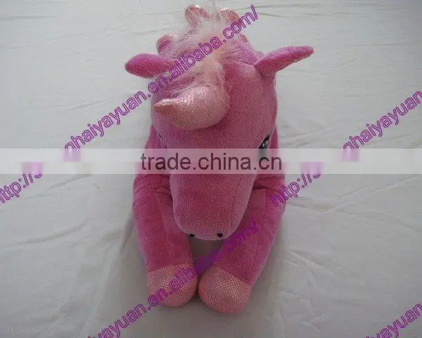 50cm Soft Plush Pink Horse Toy