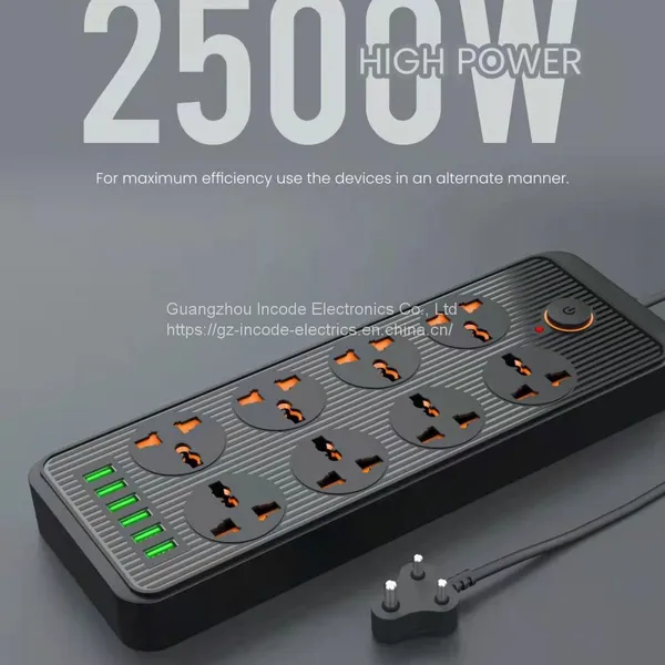 Power Extension With Master Switch Multipe Switch Socket A08 photo-3