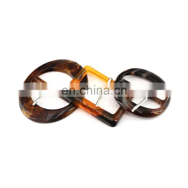 Wholesale Fashion Exquisite Distinctive Charming Resin Pin Roller Buckle Belt Buckle For Dress Garments photo-3