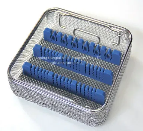 Sterilisation Basket With Silicone Inserts Laparoscopy Trays photo-5