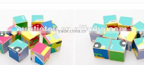 Promotional 9 Pcs Children's Educational Toys Games Kids Cube Block Puzzle Cubic Fun 3d Wooden Block Puzzle 3d Cube Puzzle Game Quality Choice photo-6