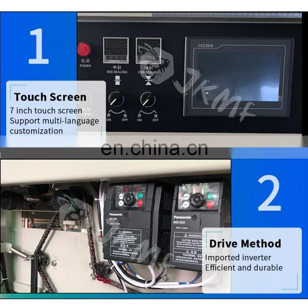 JKMF Automatic Seasoning Dry Vegetable Pillow Packing Machine Onion Ginger Packing Machine Garlic Packing Machine photo-2
