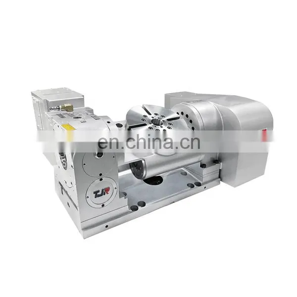 5th Axis Tilting Rotary Table High Rigidity CNC Machine 3+2 Axis Hydraulic Brake Rotary Table TJR photo-2