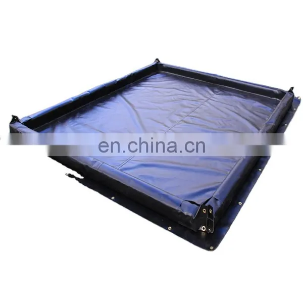 4m X15m Yellow 22 Oz. VCP Material Mini Duck Pond Flexible Foam Wall Oil Barrier Spill Containment Berm photo-2