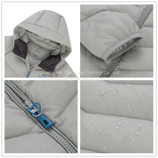 New Fashion Lightweight 800 Filling Goose Down Jacket Men Puffer Down Jacket With Hood for Winter photo-5