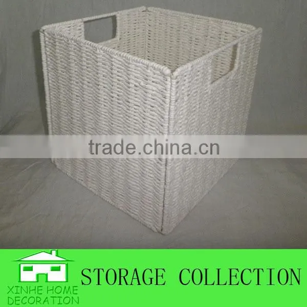 Collapsible Foldable Paper Rope Basket
