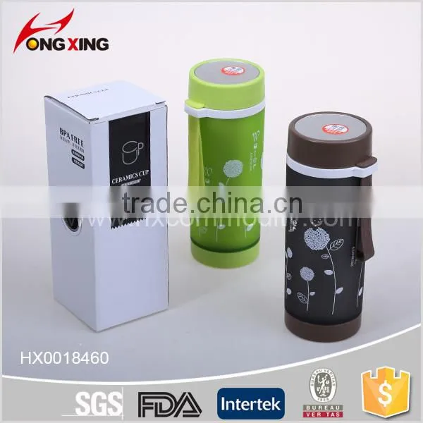 New Design 380ML Double Walls Plastic Sport Water Bottles With Strainer photo-5
