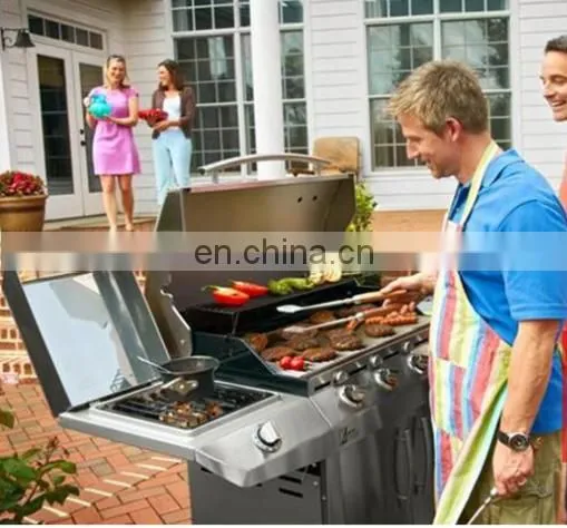 Charcoal and Gas Are Used in a Barbecue Oven Charcoal &gas Double Use Barbecue Oven photo-3
