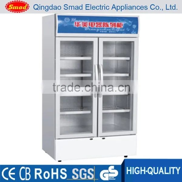 Superior Quality Upright Transparent Door Fridge for Beverage Display photo-2