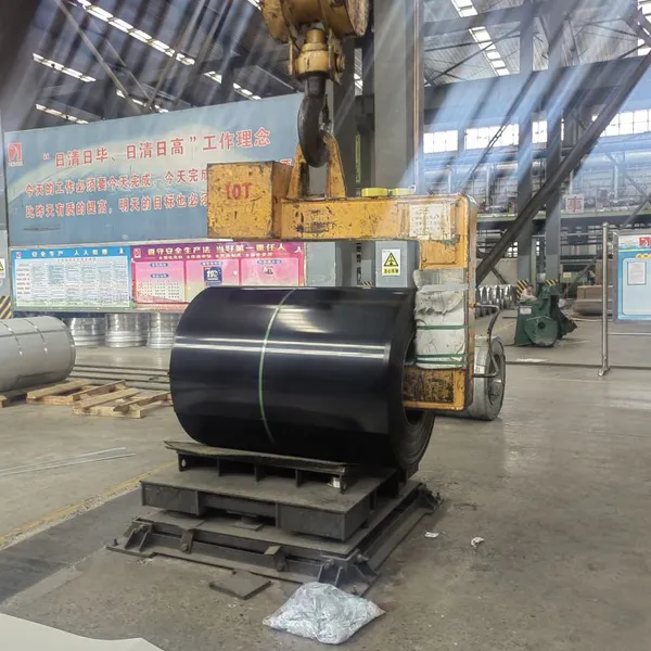 Boyuan Classic Black Color Coated Aluminum Zinc Steel Coil | Spot Straight Hair photo-2