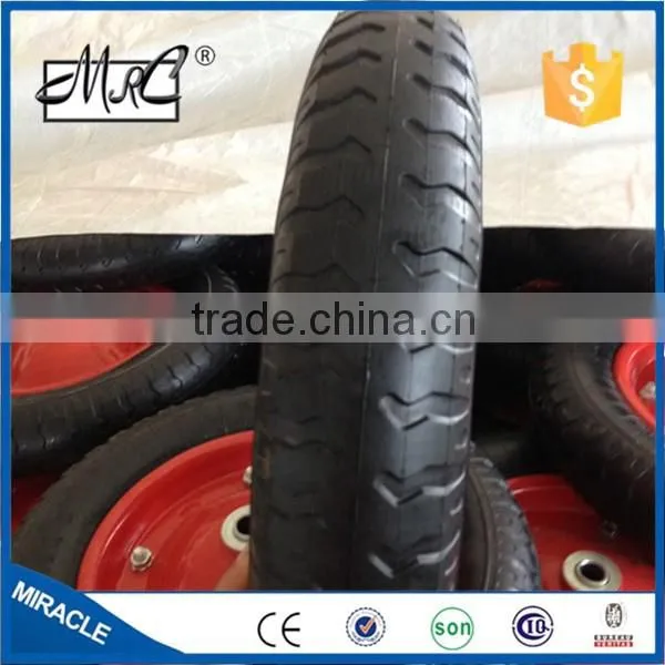 Hot Sale Pattern Pneumatic go Cart Wheel Tyre Rubber Wheelbarrow Wheel 13 x 3.25 / 3.00-8 photo-6