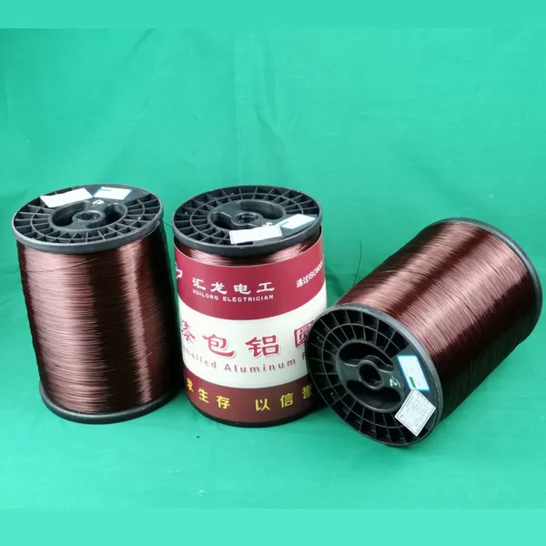 2020 ROHS REACH ISO9001 ULcertified Polyesterimide Enamelled Round Aluminium Wire Grade 180 for Transformer 0.2-0.50mm photo-3