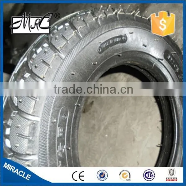 China Supplier Rubber Wheelbarrow Wheel Tyre 13x3.25/3.00-8 photo-3