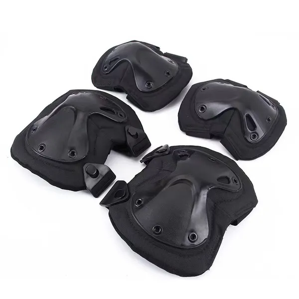 100% Polyester Tactical Pads For Knee Elbow Stock Cheapest Black Camouflage Colors