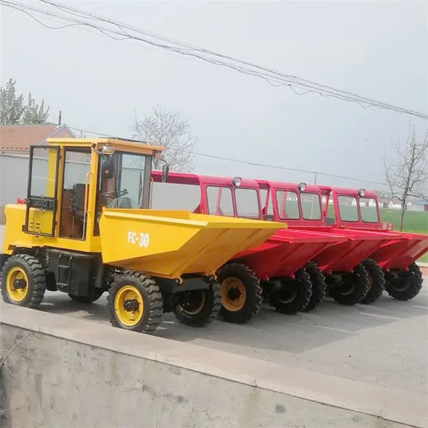 3-ton Front-tipping Dumper, Diesel Hydraulic 4-wheel Engineering Self-unloading Truck, Site Earthwork Transport Mini Dumper photo-5