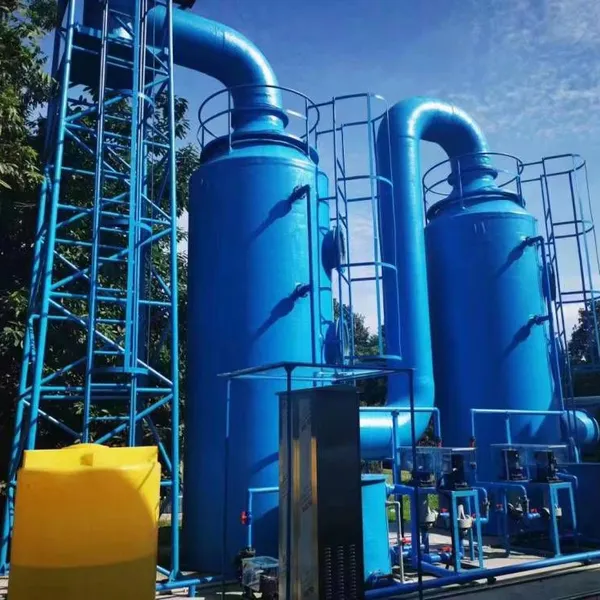 Flue Gas Desulfurization Tower, Frp Spray, Acid Mist Purification Tower, Workshop Dust Treatment, Integrated Denitrification Tower for Building Material Brick Factories photo-2