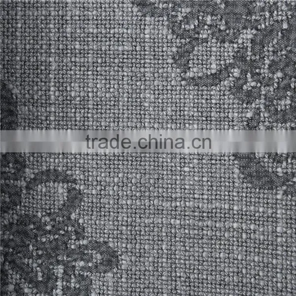 China Supplier 100% Polyester Linen Shoe Fabric photo-2