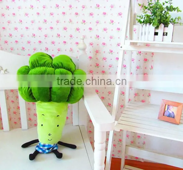 New Design Creative Pillow Broccoli Shape Pillow Soft Plush Pillow photo-2