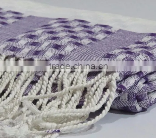 Turkish Towel Hammam Peshtemal Fouta Cotton Pareo Indian Manufacturer photo-4