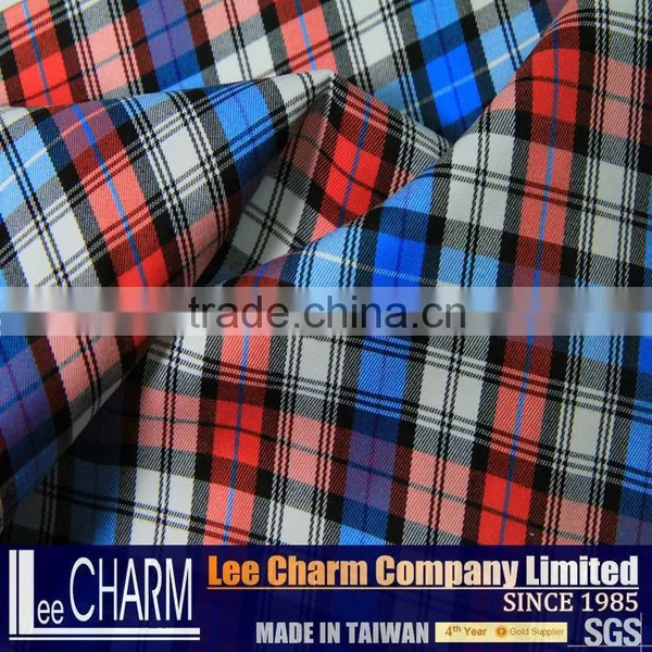Woman Plaid Blouses Pleated Plaid Skirt photo-6